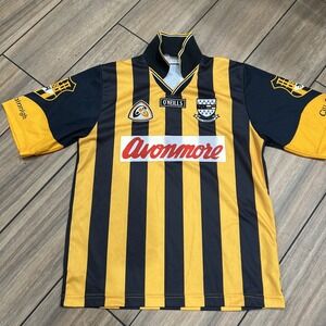 Kilkenny GAA Hurling Jersey Avonmore  (O'Neills) Black & Amber Stripes Size M